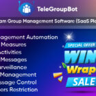 دانلود اسکریپت مدیریت گروه تلگرام TeleGroupBot-Telegram Group Management Software(SaaS Platform)