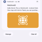 دانلود اپلیکیشن وب ویو اندروید WebDroidX-Android WebView App with Admin Panel