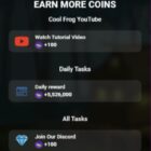 دانلود بازی تلگرام CoolFrog Tap2Earn-Clicker Game With Telegram