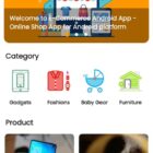دانلود اپلیکیشن فروشگاهی اندروید E-Commerce-Online Shop App