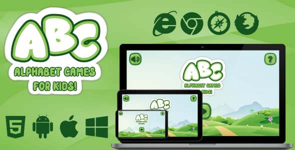 دانلود بازی اچ تی ام ال ABC Alphabet Games for Kids دانلود بازی اچ تی ام ال ABC Alphabet Games for Kids