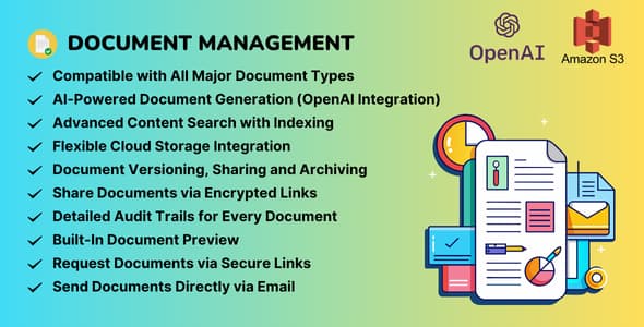 دانلود اسکریپت مدیریت اسناد AI-Powered Document Management دانلود اسکریپت مدیریت اسناد AI-Powered Document Management
