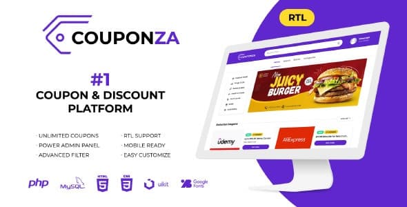 دانلود اسکریپت تخفیف Couponza-Ultimate Coupons-Discounts Platform دانلود اسکریپت تخفیف Couponza-Ultimate Coupons-Discounts Platform