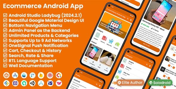 دانلود اپلیکیشن فروشگاهی اندروید E-Commerce-Online Shop App دانلود اپلیکیشن فروشگاهی اندروید E-Commerce-Online Shop App