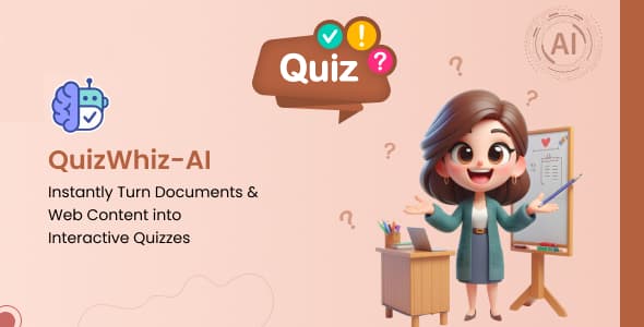 دانلود اسکریپت مدیریت آزمون QuizWhiz AI-AI Powered Quiz Generator دانلود اسکریپت مدیریت آزمون QuizWhiz AI-AI Powered Quiz Generator