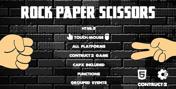 دانلود بازی اچ تی ام ال Rock Paper Scissors Game دانلود بازی اچ تی ام ال Rock Paper Scissors Game