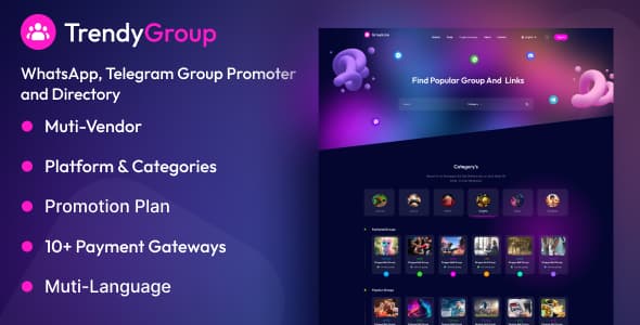 دانلود اسکریپت اشتراک گذاری لینک TrendyGroup-Whatsapp-Telegram دانلود اسکریپت اشتراک گذاری لینک TrendyGroup-Whatsapp-Telegram