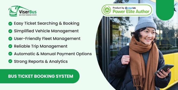 دانلود اسکریپت رزرو بلیط ViserBus-Bus Ticket Booking System دانلود اسکریپت رزرو بلیط ViserBus-Bus Ticket Booking System
