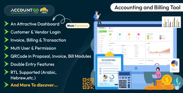 دانلود اسکریپت حسابداری AccountGo SaaS-Accounting and Billing Tool دانلود اسکریپت حسابداری AccountGo SaaS-Accounting and Billing Tool