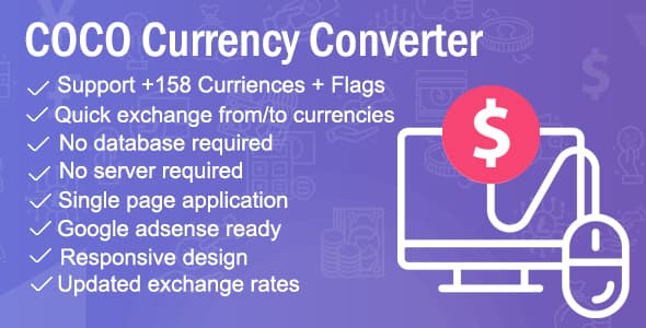 دانلود اسکریپت مبدل COCO-Currency Converter دانلود اسکریپت مبدل COCO-Currency Converter