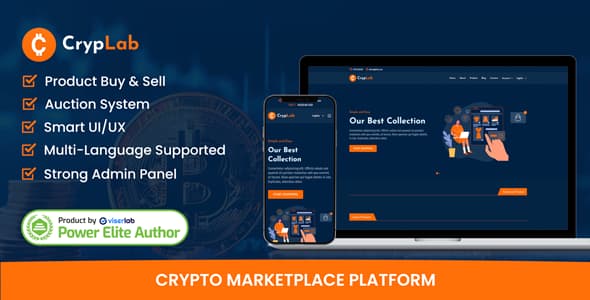 دانلود اسکریپت مارکت پلیس CrypLab-Crypto Marketplace Platform دانلود اسکریپت مارکت پلیس CrypLab-Crypto Marketplace Platform