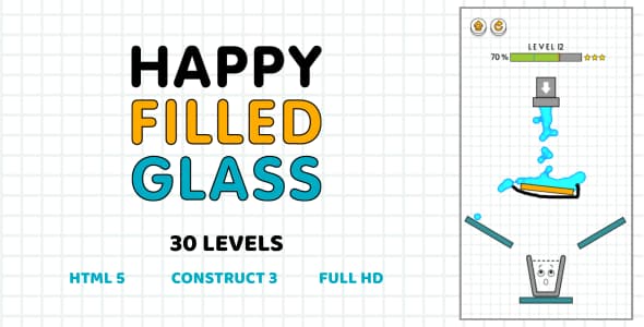 دانلود بازی اچ تی ام ال Happy Filled Glass-HTML5 Game-Construct3 دانلود بازی اچ تی ام ال Happy Filled Glass-HTML5 Game-Construct3