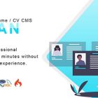 دانلود اسکریپت رزومه Mulan-Resume-CV CMS