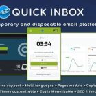 دانلود اسکریپت ایمیل موقت Quick Inbox-Temporary Email Generator