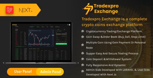 دانلود اسکریپت صرافی Tradexpro Exchange-Crypto-Trading platform دانلود اسکریپت صرافی Tradexpro Exchange-Crypto-Trading platform