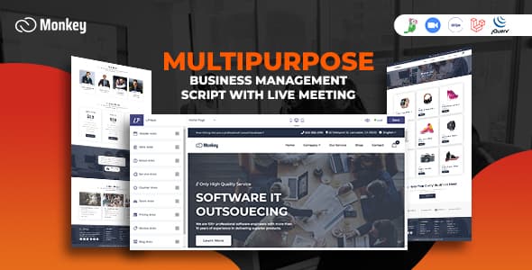 دانلود اسکریپت چند منظوره Monkey-Laravel Multipurpose Website CMS دانلود اسکریپت چند منظوره Monkey-Laravel Multipurpose Website CMS