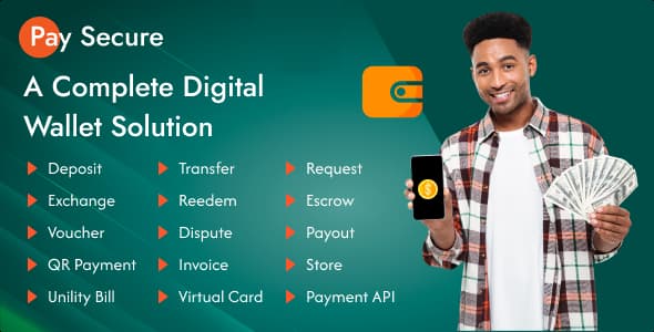 دانلود اسکریپت کیف پول Pay Secure-A Complete Digital Wallet Solution دانلود اسکریپت کیف پول Pay Secure-A Complete Digital Wallet Solution