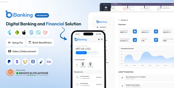 دانلود اسکریپت و اپلیکیشن بانکداری فلاتر iBanking-Digital Banking-Financial دانلود اسکریپت و اپلیکیشن بانکداری فلاتر iBanking-Digital Banking-Financial
