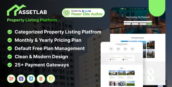 دانلود اسکریپت املاک AssetLab-Property Listing Platform-Property Rent دانلود اسکریپت املاک AssetLab-Property Listing Platform-Property Rent