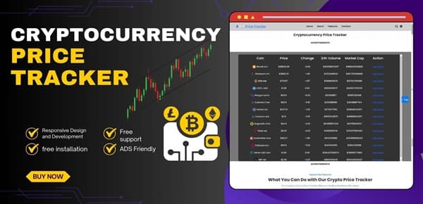 دانلود اسکریپت ارز دیجیتال Crypto Currency Price Tracker PHP Script دانلود اسکریپت ارز دیجیتال Crypto Currency Price Tracker PHP Script
