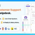 دانلود اسکریپت تیکت پشتیبانی Deskzai-Customer Support System