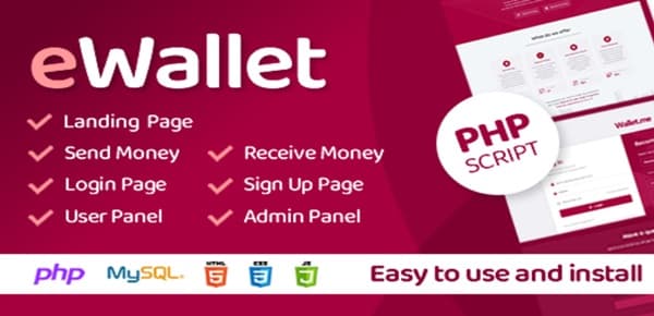 دانلود اسکریپت کیف پول eWallet PHP Script دانلود اسکریپت کیف پول eWallet PHP Script