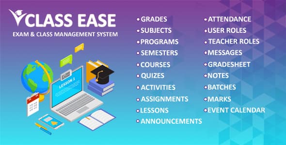 دانلود اسکریپت آزمون Class Ease-Exam and Class Management System دانلود اسکریپت آزمون Class Ease-Exam and Class Management System