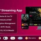 دانلود اسکریپت و اپلیکیشن فیلم و سریال فلاتر Flixoo-AI-Powered OTT CMS