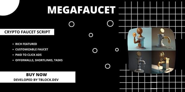 دانلود اسکریپت ماینینگ MegaFaucet-Crypto Faucet Script دانلود اسکریپت ماینینگ MegaFaucet-Crypto Faucet Script