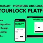دانلود اسکریپت لینک SocialUp-Monetized Social Unlock Link