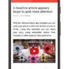 دانلود اپلیکیشن خبری اندروید The Ultimate News App Template