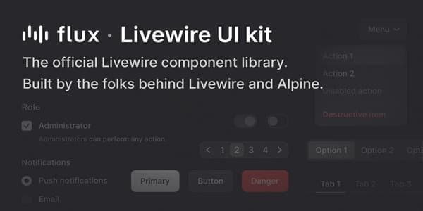 دانلود اسکریپت کامپوننت Livewire Flux PRO دانلود اسکریپت کامپوننت Livewire Flux PRO