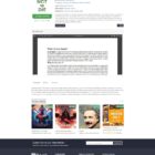 دانلود اسکریپت محتوا eBook-Laravel CMS Script