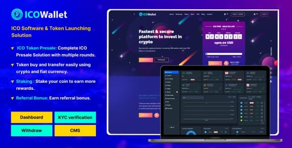 دانلود اسکریپت ارز دیجیتال ICOWallet-ICO Script-Complete ICO Software دانلود اسکریپت ارز دیجیتال ICOWallet-ICO Script-Complete ICO Software