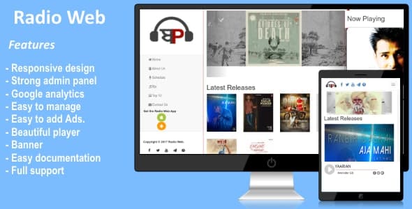 دانلود اسکریپت رادیو Radio Web PHP Script دانلود اسکریپت رادیو Radio Web PHP Script