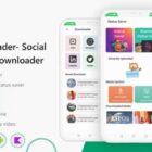 دانلود اپلیکیشن دانلودر اندروید WhatsApp Status Saver App-Android Kotlin