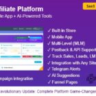 دانلود اسکریپت همکاری AffiliatePro SaaS-Affiliate-Vendor System-Mobile