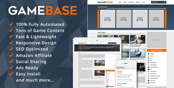 دانلود اسکریپت محتوا GameBase-Video Games Database دانلود اسکریپت محتوا GameBase-Video Games Database