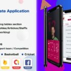 دانلود اپلیکیشن ورزشی فلاتر My Team-Soccer-Football-Cricket-Sport