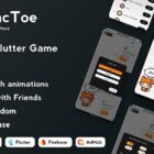 دانلود اپلیکیشن بازی فلاتر Tic Tac Toe-The Classic Flutter Tic Tac Toe