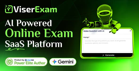 دانلود اسکریپت یادگیری ViserExam-AI Powered Online Exam SaaS دانلود اسکریپت یادگیری ViserExam-AI Powered Online Exam SaaS