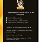 دانلود اپلیکیشن یادگیری اندروید BrainyStudent English Quiz App Game