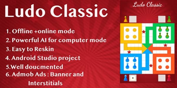 دانلود اپلیکیشن بازی اندروید Ludo Classic-Android Source Code دانلود اپلیکیشن بازی اندروید Ludo Classic-Android Source Code