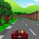 دانلود بازی اچ تی ام ال Pseudo 3D Racer-HTML5 game