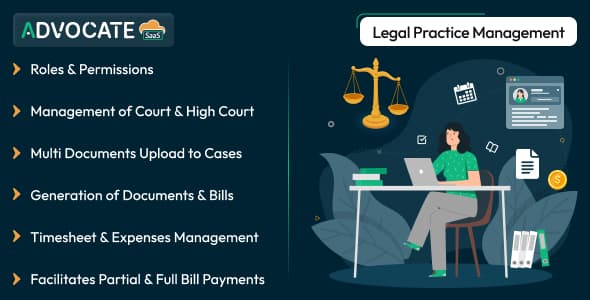 دانلود اسکریپت حقوقی Advocate SaaS-Legal Practice Management دانلود اسکریپت حقوقی Advocate SaaS-Legal Practice Management