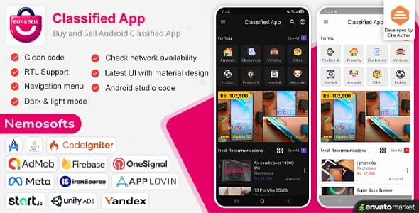 دانلود اپلیکیشن لیست اندروید Buy and Sell Android Classified App دانلود اپلیکیشن لیست اندروید Buy and Sell Android Classified App