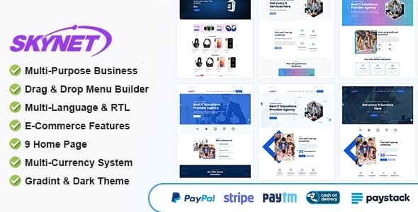 دانلود اسکریپت محتوا Skynet-Multipurpose Business CMS دانلود اسکریپت محتوا Skynet-Multipurpose Business CMS