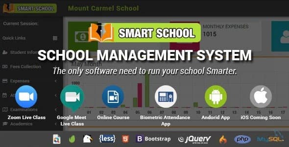 دانلود اسکریپت یادگیری Smart School-School Management System دانلود اسکریپت یادگیری Smart School-School Management System